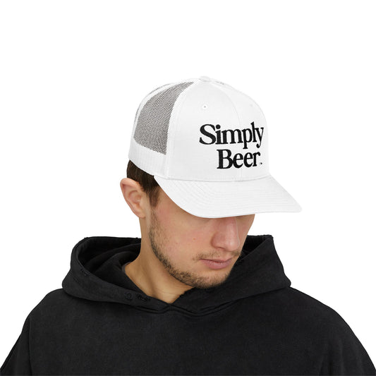 Simply Beer | August Collection White Trucker Hat | Single Size
